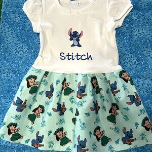 Stitch T Shirt Dress size: 3 beautiful Embroidery